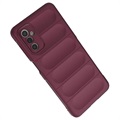 Rugged Serie Samsung Galaxy M52 5G TPU Hülle - Weinrot