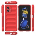 Rugged Serie Xiaomi Redmi Note 11T Pro/11T Pro+ TPU Hülle - Rot