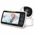 SM650 Babyphone - 5-Zoll-Display, Zwei-Wege-Gespräch und Temperatursensor (Offene Verpackung - Bulk Befriedigend)