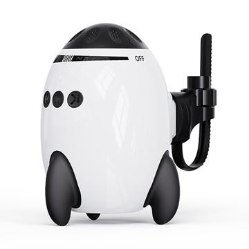 SR10 Raketenförmiger tragbarer Kinderwagen mit Wiegenliedern - Weiß