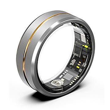 SR2 Eleganter Smartring mit Ladebox - 19mm - Gold / Silber