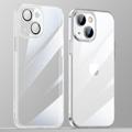 Sulada Crystal Steel iPhone 14 Hybrid Hülle - Durchsichtig