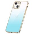 Sulada Gradient Plating Frame iPhone 14 TPU Hülle