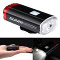 SUNRIMOON Wasserdichtes LED Fahrradlicht USB Wiederaufladbare Lampe 100 Lumen Front-/Rückscheinwerfer Fahrradhelm Lampe