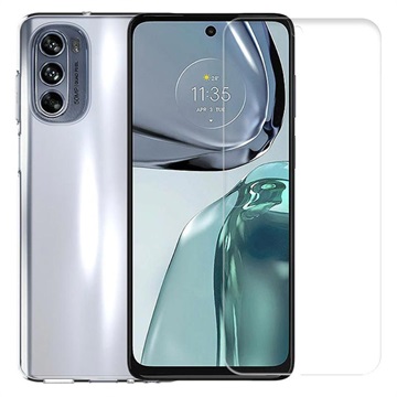 Saii 2-in-1 Motorola Moto G62 5G TPU Hülle & Panzerglas