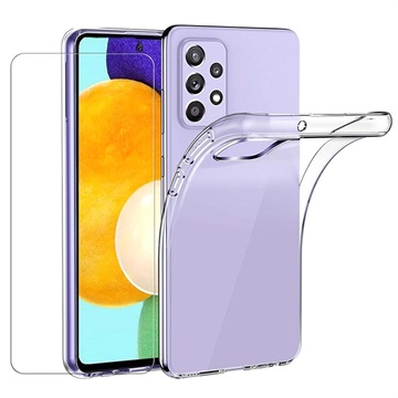 Saii 2-in-1 Samsung Galaxy A52 5G/A52s 5G TPU Hülle & Panzerglas