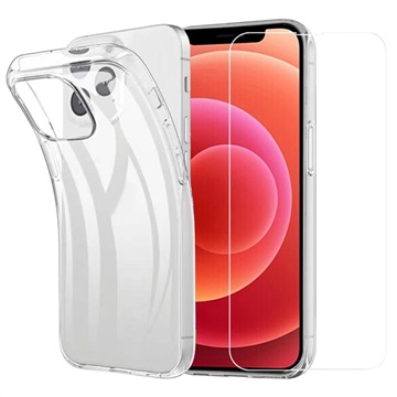 Saii 2-in-1 iPhone 13 Mini TPU Hülle & Panzerglas