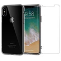 Saii 2-in-1 iPhone X/XS TPU Hülle & Panzerglas