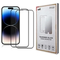 iPhone 15 Pro Max Saii 3D Premium Panzerglas - 9H - 2 Pcs.