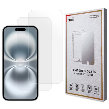 iPhone 17 Saii 3D Premium Panzerglas - 9H - 2 Pcs.