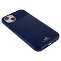 Saii Karbonfaser iPhone 13 TPU Hülle - Blau