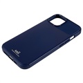 Saii Karbonfaser iPhone 13 TPU Hülle - Blau