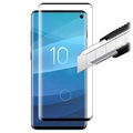 Saii 3D Premium Samsung Galaxy S10 Panzerglas - 9H, 2 Stk. - Schwarz