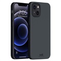 Saii Premium iPhone 13 Liquid Silikonhülle - Schwarz