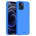 Saii Premium iPhone 13 Liquid Silikonhülle - Blau