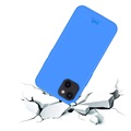 Saii Premium iPhone 13 Liquid Silikonhülle - Blau