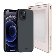 Saii Premium iPhone 13 Liquid Silikon Case - Schwarz