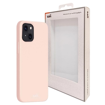 Saii Premium iPhone 13 Liquid Silikon Case - Rosa