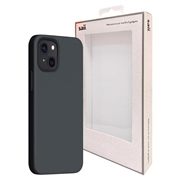 Saii Premium iPhone 13 mini Liquid Silikon Case - Schwarz