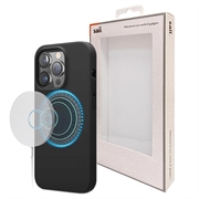 iPhone 15 Pro Saii Premium MagSafe Liquid Silikon Case - Schwarz
