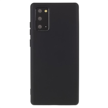 Saii Premium Samsung Galaxy Note20 Liquid Silikonhülle - Schwarz