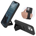 Saii iPhone 13 Pro Silikonhülle mit Handschlaufe - Schwarz