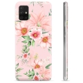 Samsung Galaxy A51 TPU Hülle - Aquarell Blumen