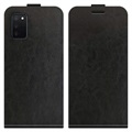 Samsung Galaxy A03s Flip Case mit Kartensteckplatz - Schwarz