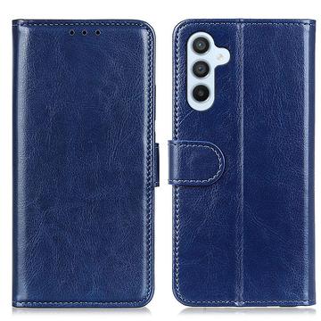 Samsung Galaxy A05s Wallet Schutzhülle mit Magnetverschluss - Blau