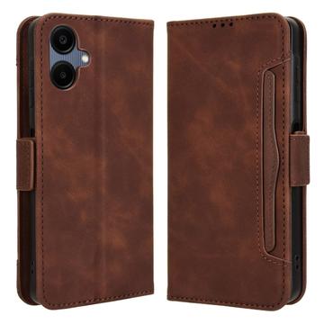 Samsung Galaxy A06 Wallet Hülle mit Kartenhalter - Braun