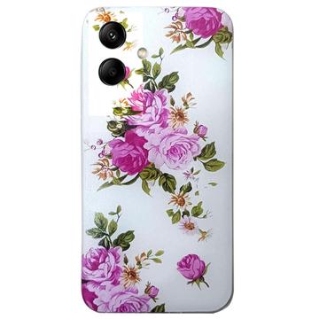Samsung Galaxy A06 Stylish Ultra-Slim TPU Hülle - Rose Blume