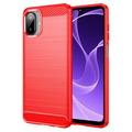 Samsung Galaxy A07 4G Gebürstete TPU Hülle - Karbonfaser