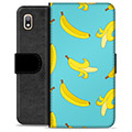 Samsung Galaxy A10 Premium Schutzhülle mit Geldbörse - Bananen