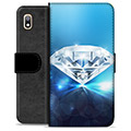 Samsung Galaxy A10 Premium Schutzhülle mit Geldbörse - Diamant