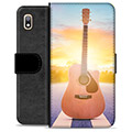 Samsung Galaxy A10 Premium Schutzhülle mit Geldbörse - Gitarre