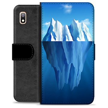 Samsung Galaxy A10 Premium Schutzhülle mit Geldbörse - Eisberg