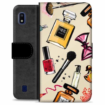 Samsung Galaxy A10 Premium Schutzhülle mit Geldbörse - Makeup