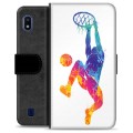 Samsung Galaxy A10 Premium Schutzhülle mit Geldbörse - Slam Dunk