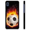 Samsung Galaxy A10 Schutzhülle - Fußball Flamme