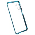 Samsung Galaxy A13 5G Magnetisches Cover mit Panzerglas - Blau