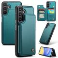 Samsung Galaxy A15 Caseme C22 Hülle RFID Kartenetui - Grün