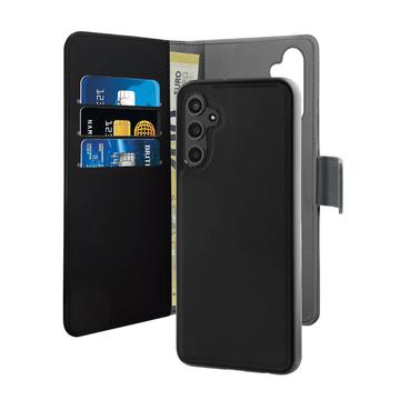 Samsung Galaxy A15 Puro 2-in-1 Magnetische Wallet Hülle - Schwarz