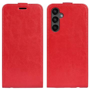 Samsung Galaxy A15 Vertikale Flip Case - Rot
