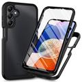 Samsung Galaxy A17 360 Schutz Hülle - Schwarz / Durchsichtig