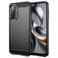 Samsung Galaxy A17 Gebürstete TPU Hülle - Karbonfaser