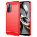Samsung Galaxy A17 Gebürstete TPU Hülle - Karbonfaser