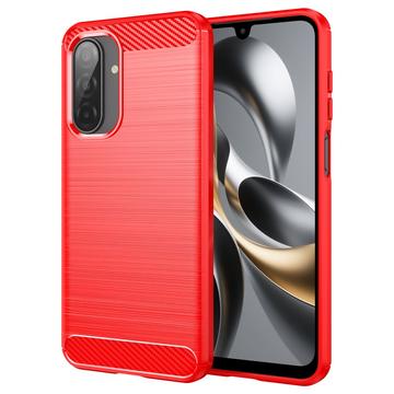 Samsung Galaxy A17 Gebürstete TPU Hülle - Karbonfaser