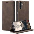 Samsung Galaxy A17 Caseme 013 Serie Schutzhülle mit Geldbörse - Kaffee