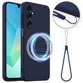 Samsung Galaxy A17 Liquid Silikonhülle - MagSafe-kompatibel - Dunkel Blau