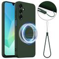 Samsung Galaxy A17 Liquid Silikonhülle - MagSafe-kompatibel - Dunkel Grün